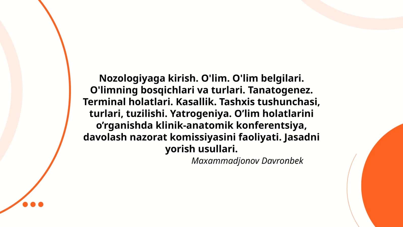 Nozologiyaga kirish 1
