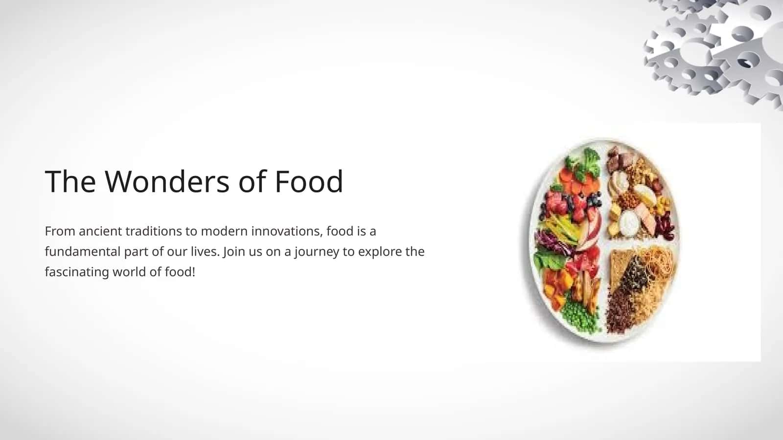 The Wonders of Food 1