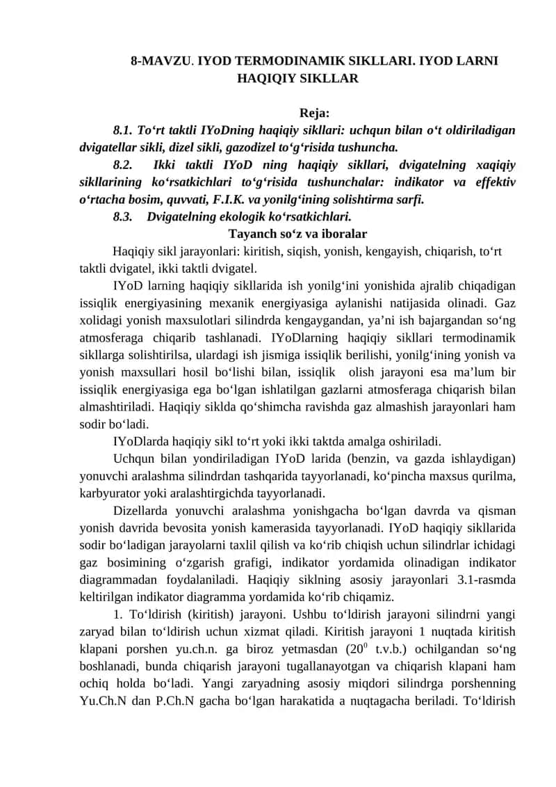 IYoDning haqiqiy sikllari 1