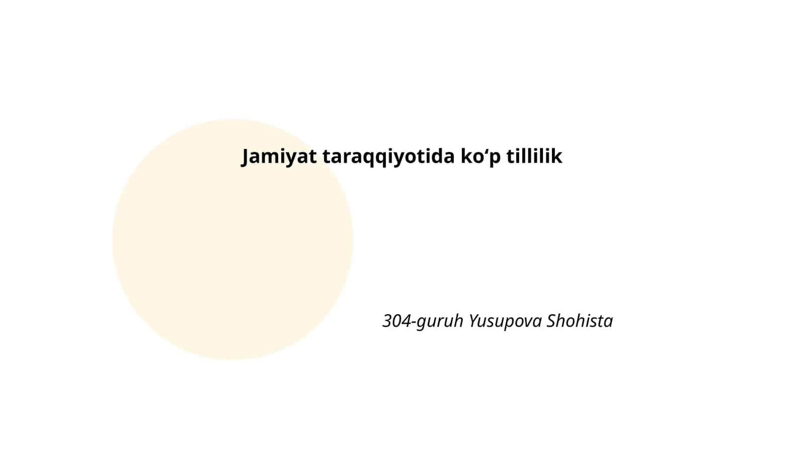 Koʻp tillilikning jamiyat taraqqiyotiga taʼsiri 1
