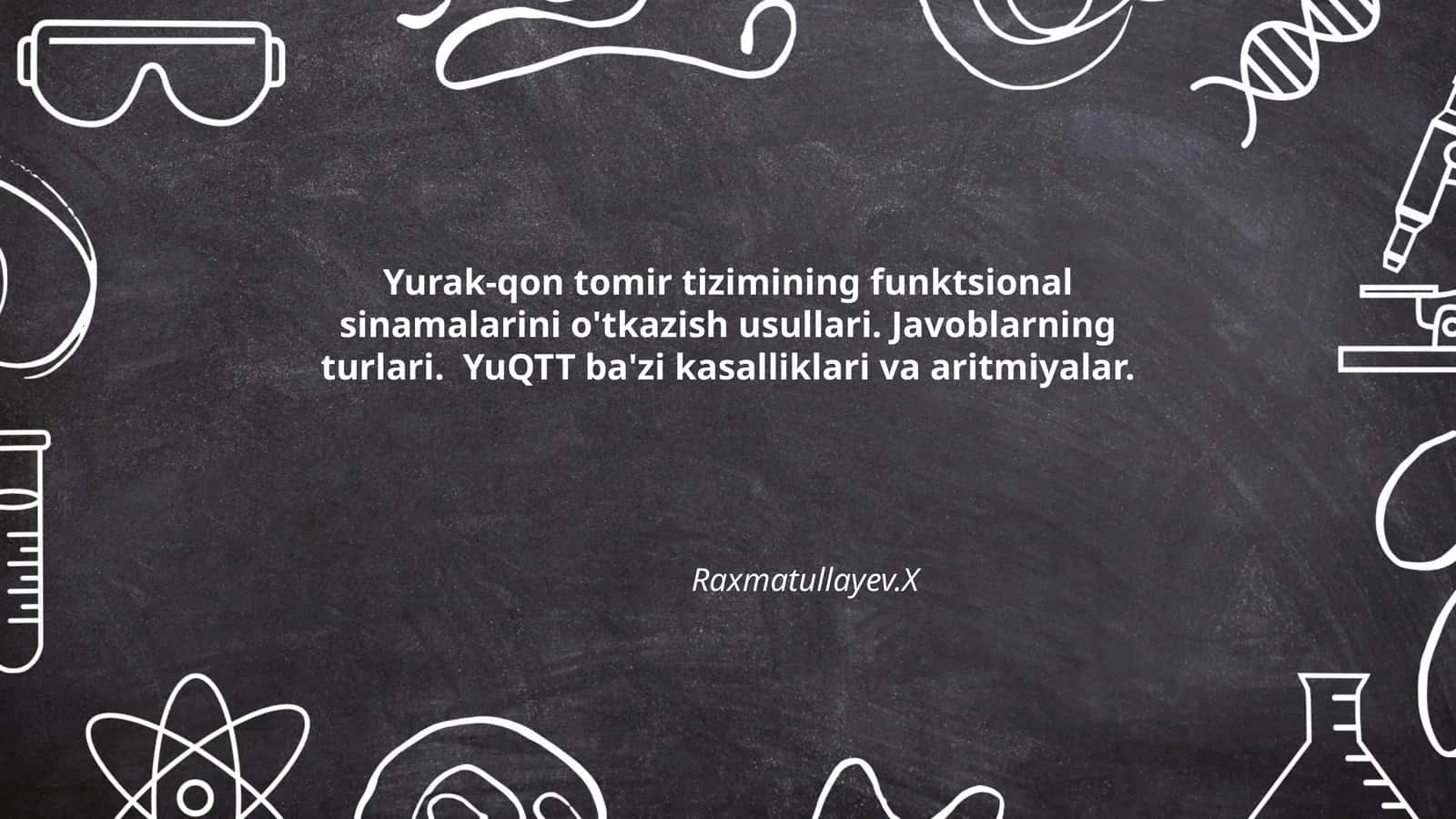 YuQTT ba'zi kasalliklari va aritmiyalar 1