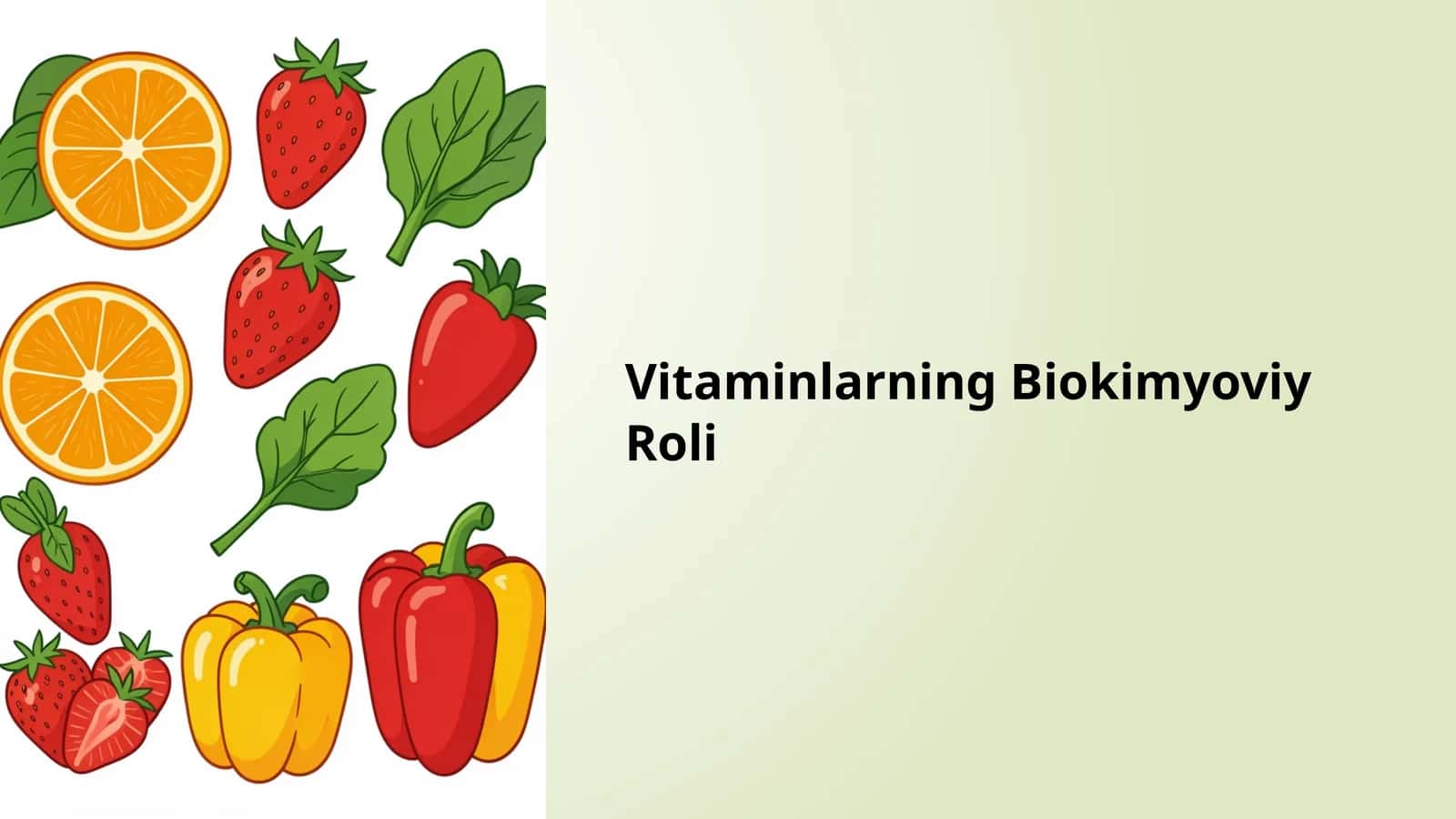 Vitaminlarning Biokimyoviy roli 1