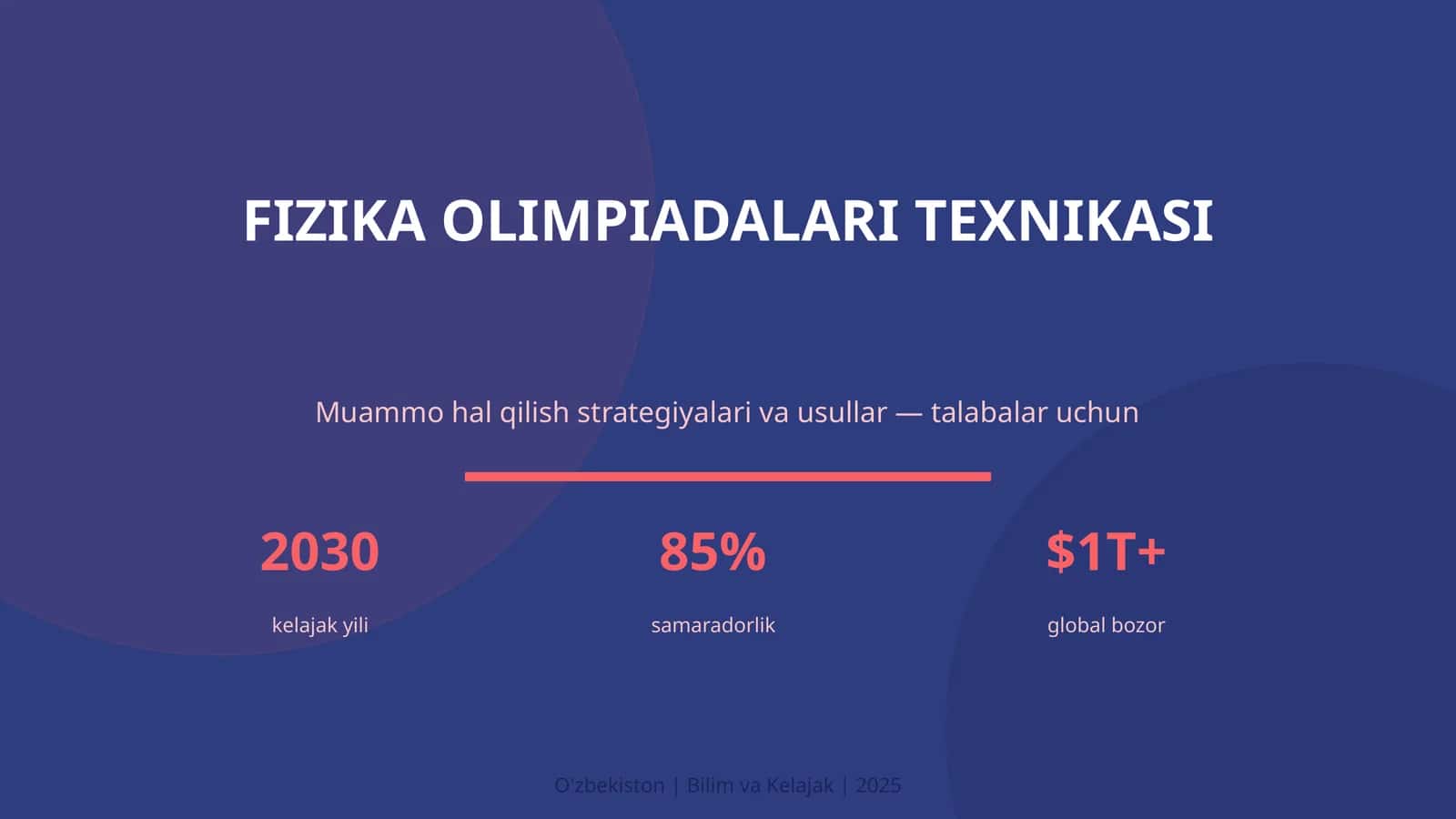 FIZIKA OLIMPIADALARI TEXNIKASI 1