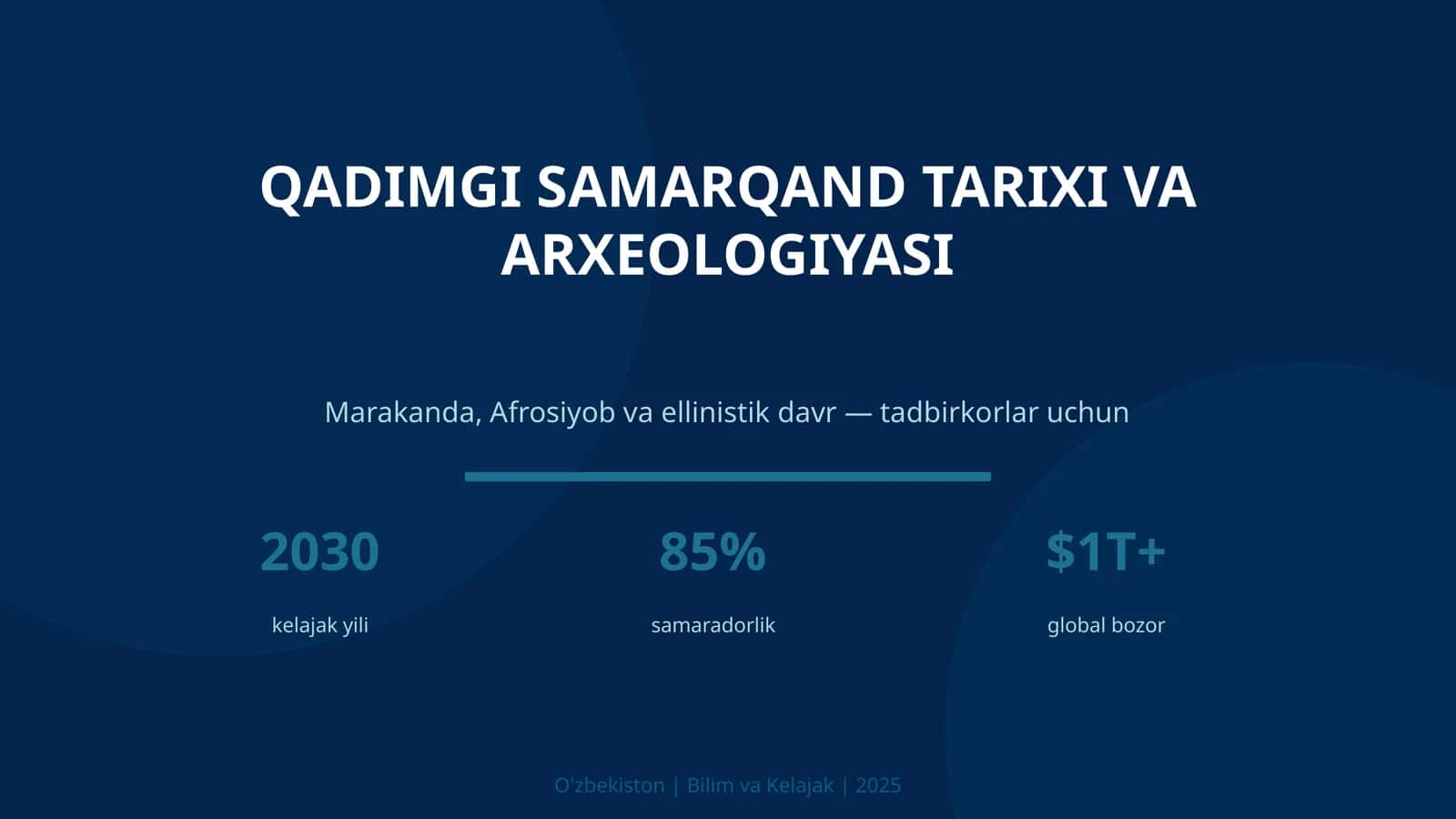 QADIMGI SAMARQAND TARIXI VA ARXEOLOGIYASI 1