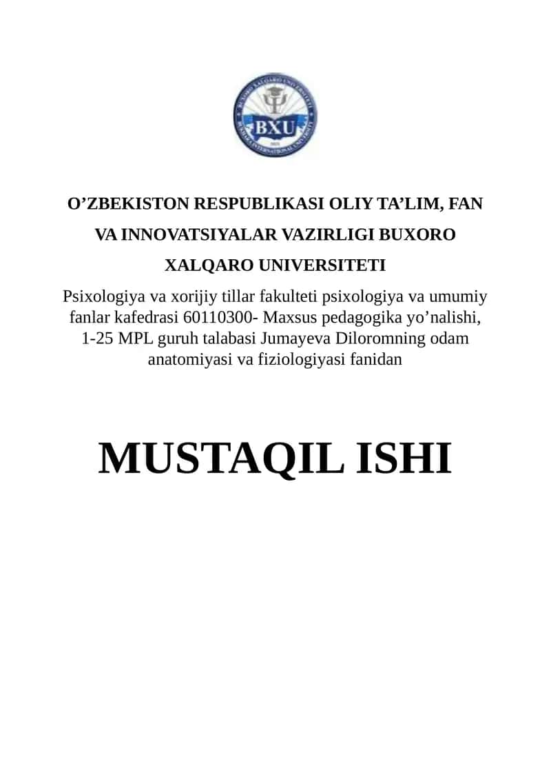 Boshsuyaklarining Taraqqiyoti 1