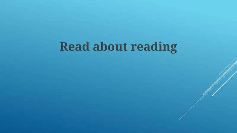 Reading in the Digital Age 1