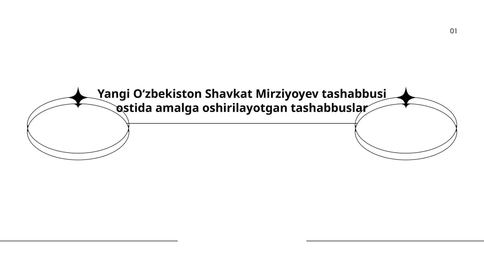 Yangi Oʻzbekiston Shavkat Mirziyoyev tashabbusi ostida amalga oshirilayotgan tashabbuslar 1