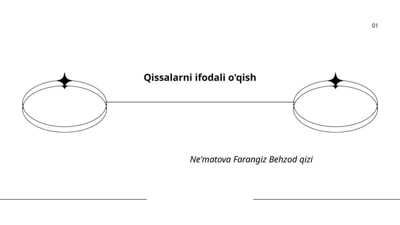 Qissalarni ifodali o'qish 1