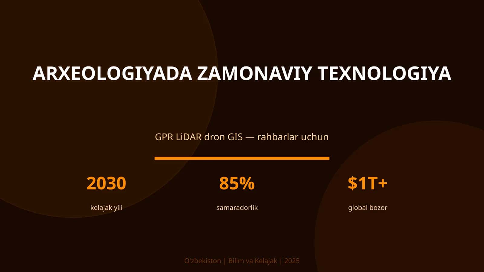 Arxeologiyada zamonaviy texnologiya 1