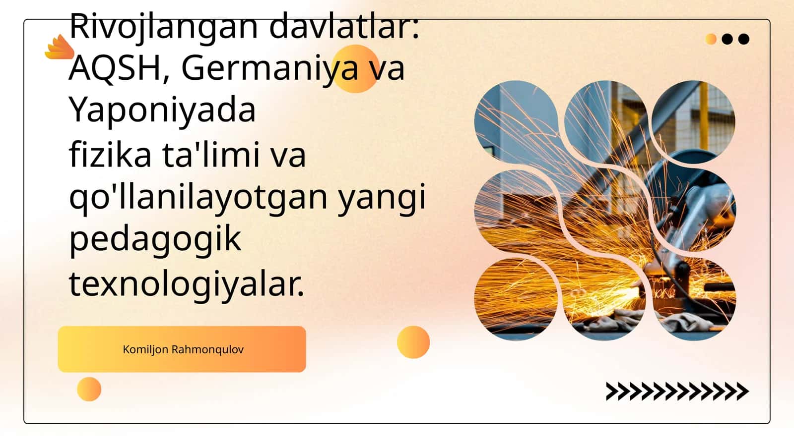Rivojlangan davlatlar: AQSH, Germaniya va Yaponiyada fizika ta'limi va qo'llanilayotgan yangi pedagogik texnologiyalar 1