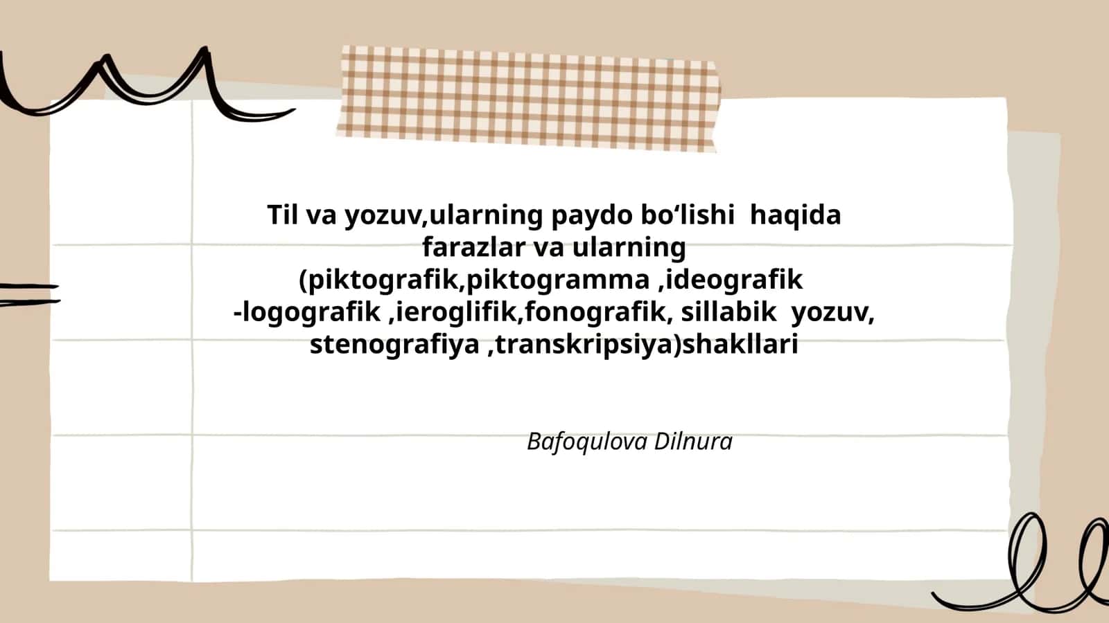 Paydo bo'lishi 1