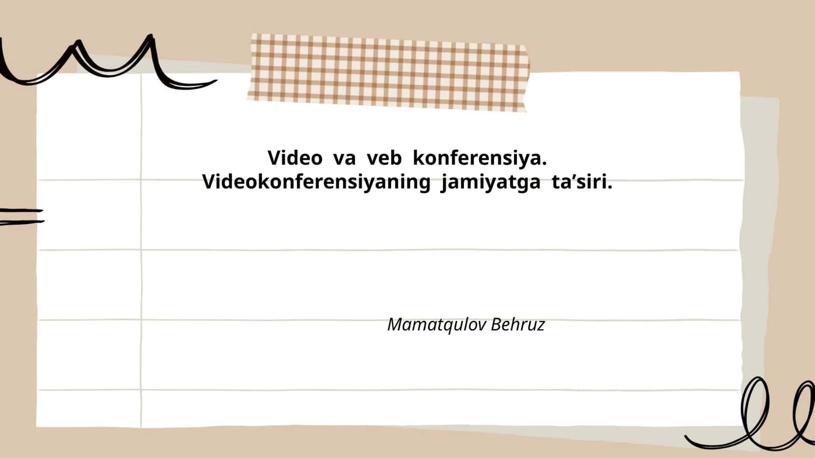 Videokonferensiya orqali masofaviy ta'lim 1