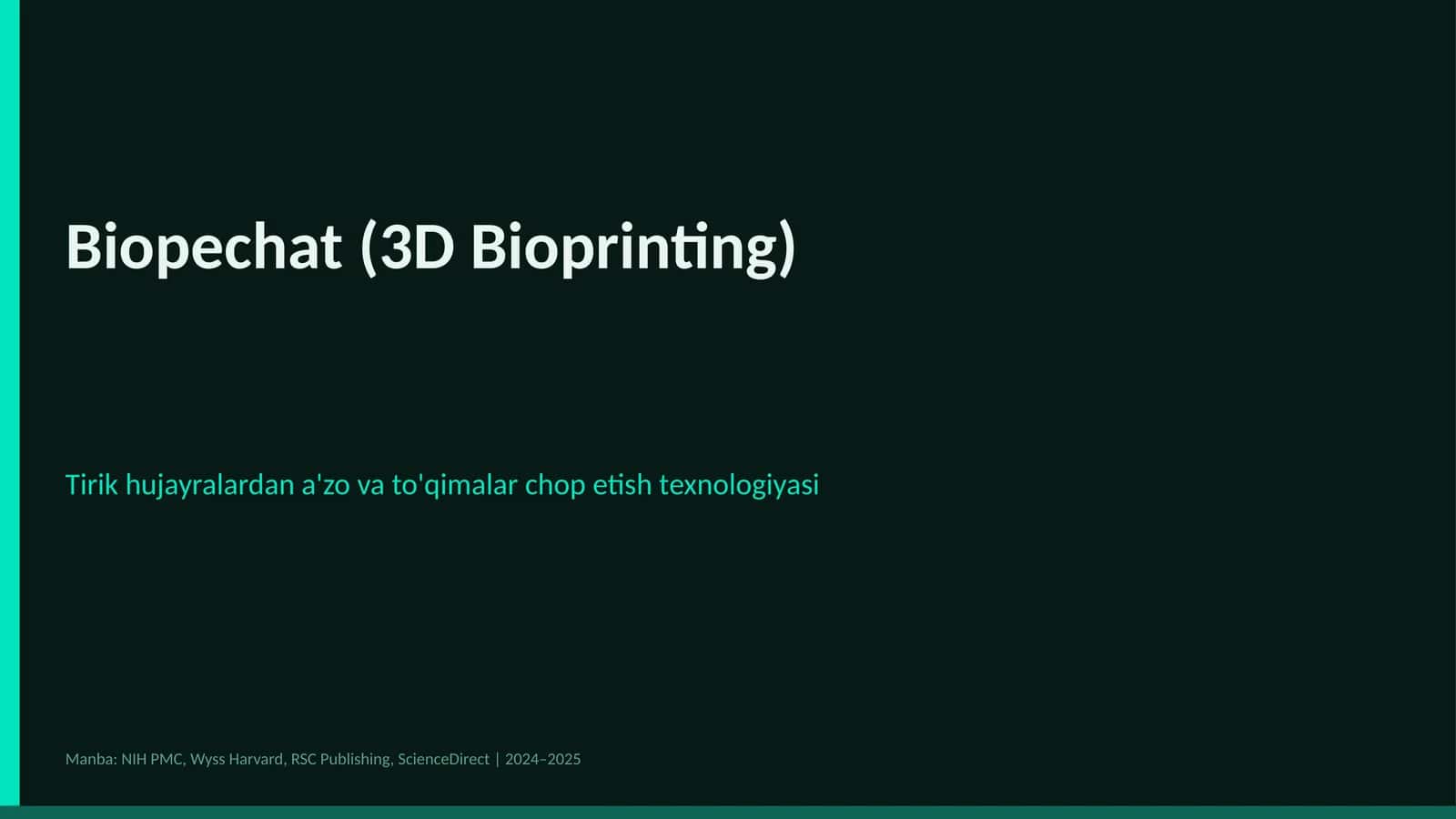 Biopechat (3D Bioprinting) 1