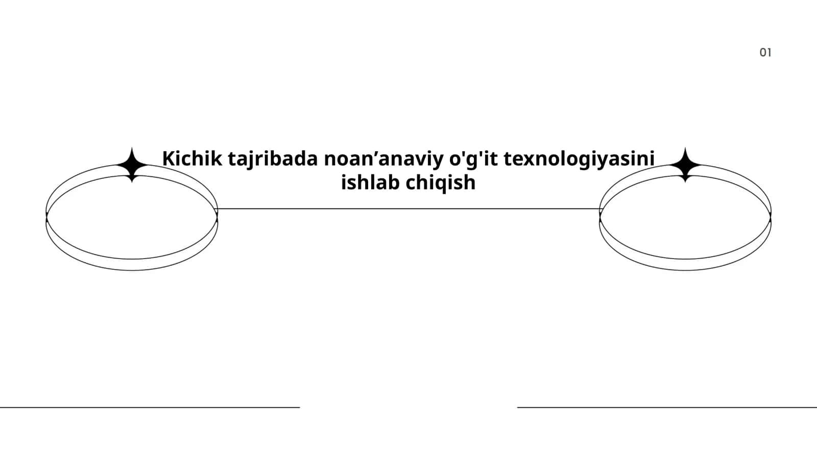 Kichik tajribada noanʼanaviy o'g'it texnologiyasini ishlab chiqish 1