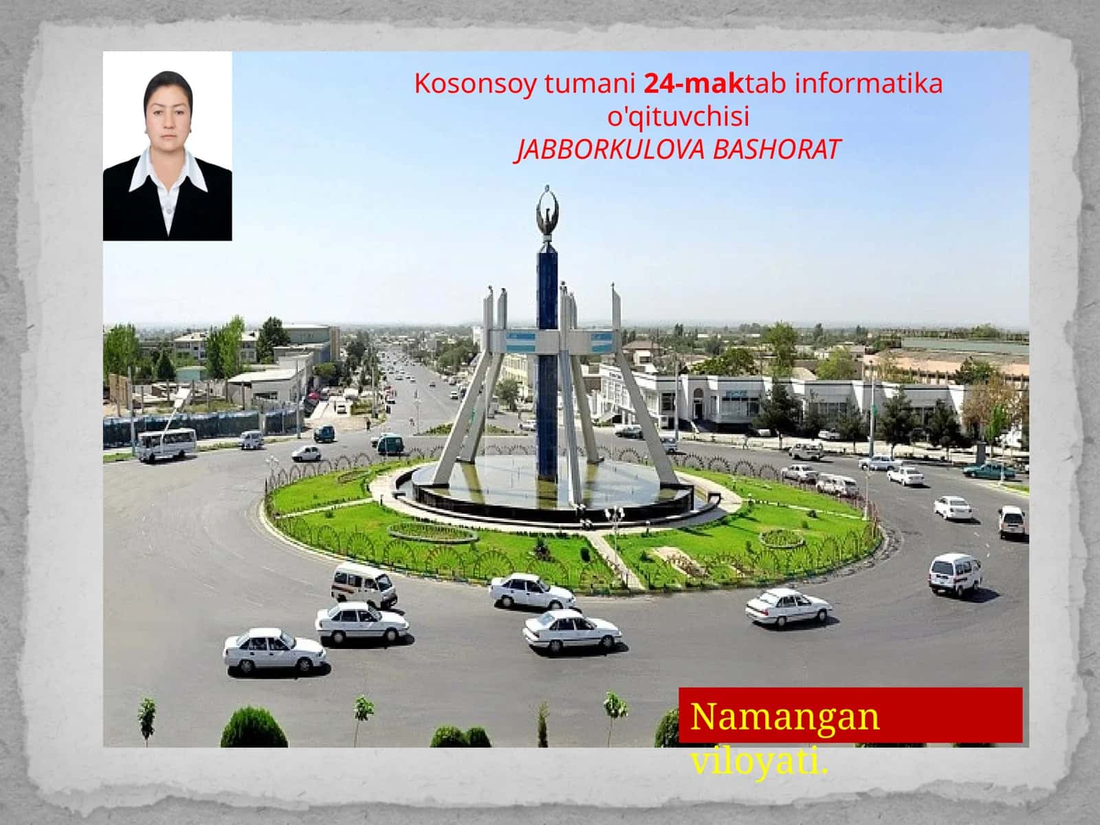 Kosonsoy tumani 24-maktab informatika o'qituvchisi 1