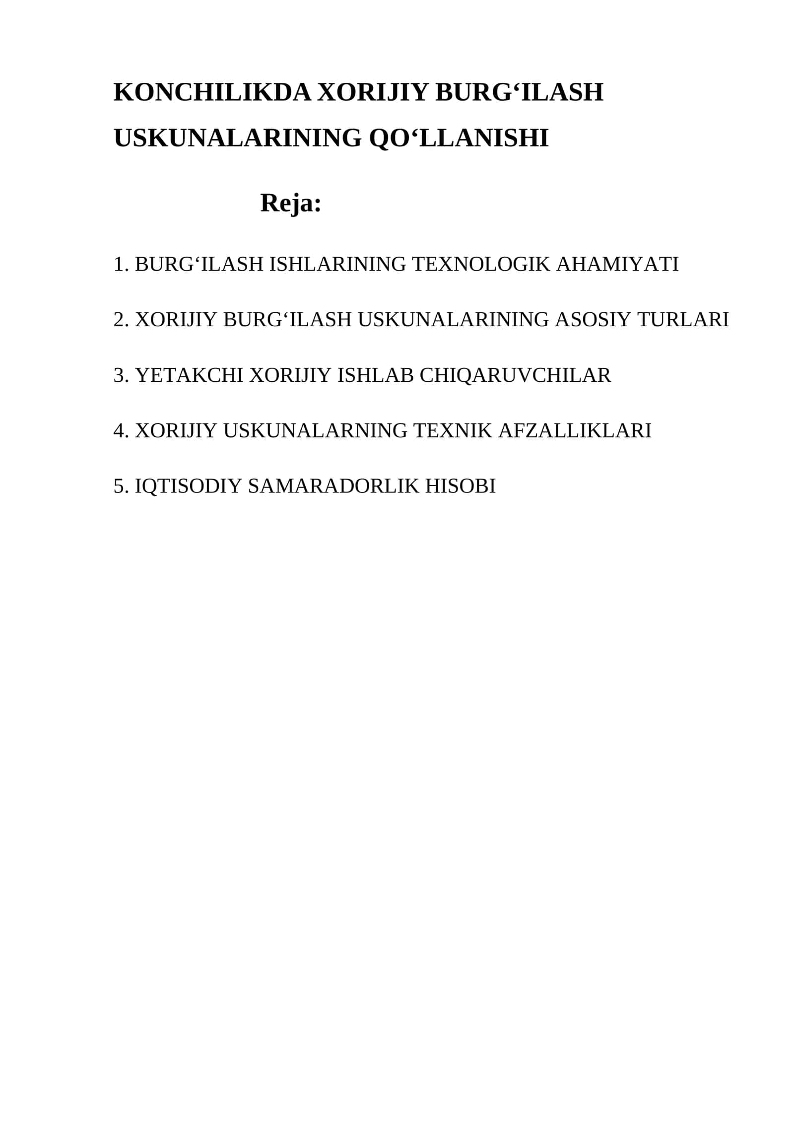 Konchilikda xorijiy burg‘ilash uskunalarining qo‘llanishi 1