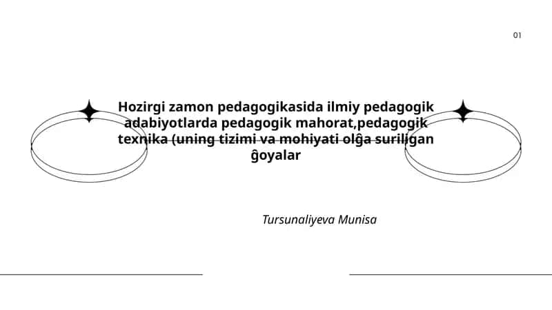 Pedagogik mahorat tushunchasi va uning zamonaviy ta'rifi 1