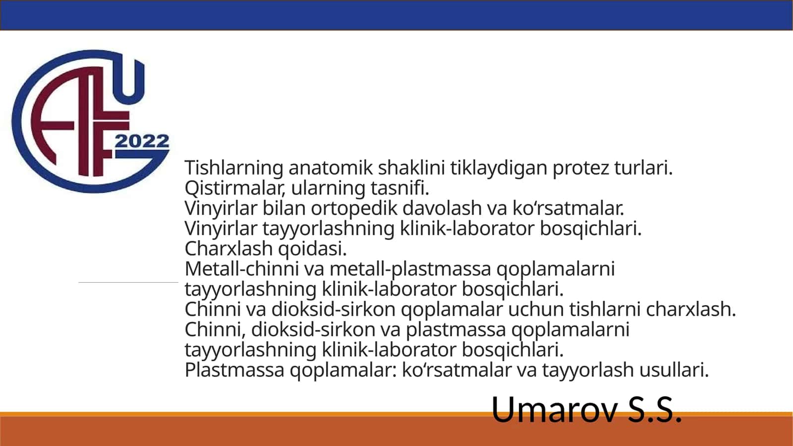 Tishlarning anatomik shaklini tiklaydigan protez turlari 1