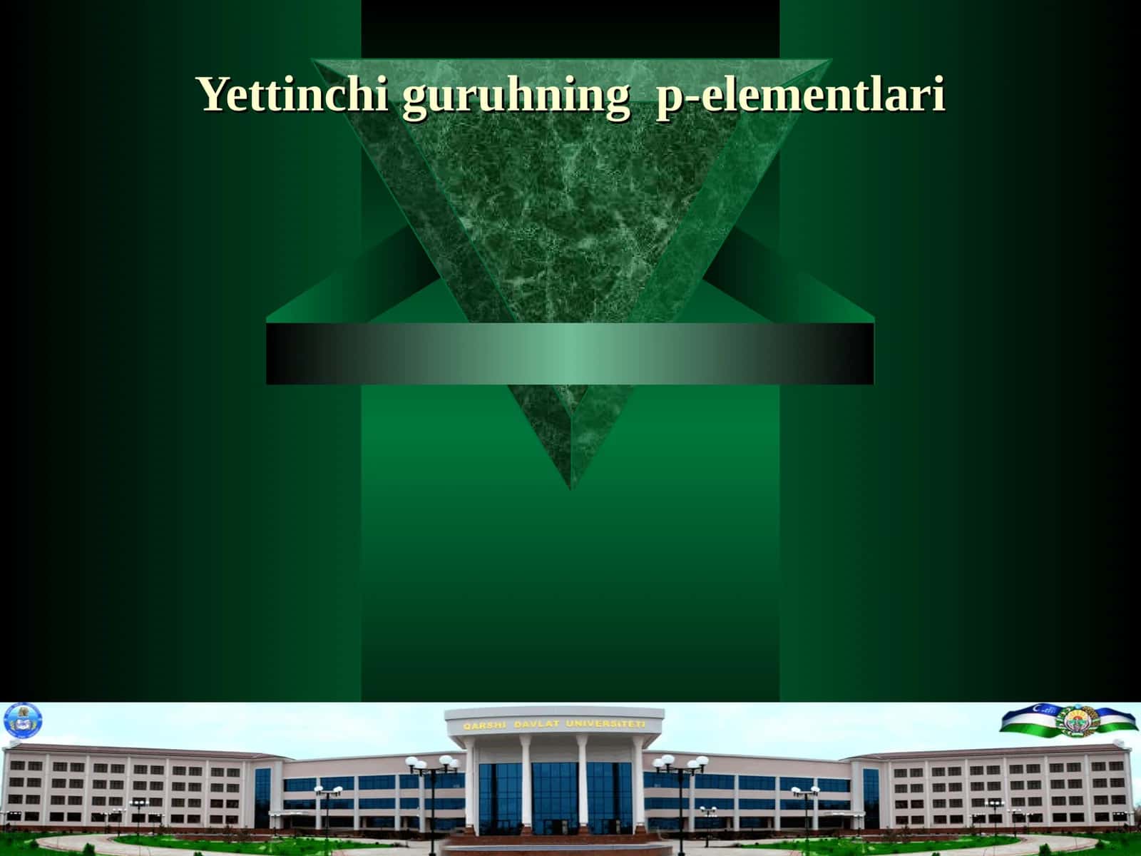Yettinchi guruhning p-elementlari 1