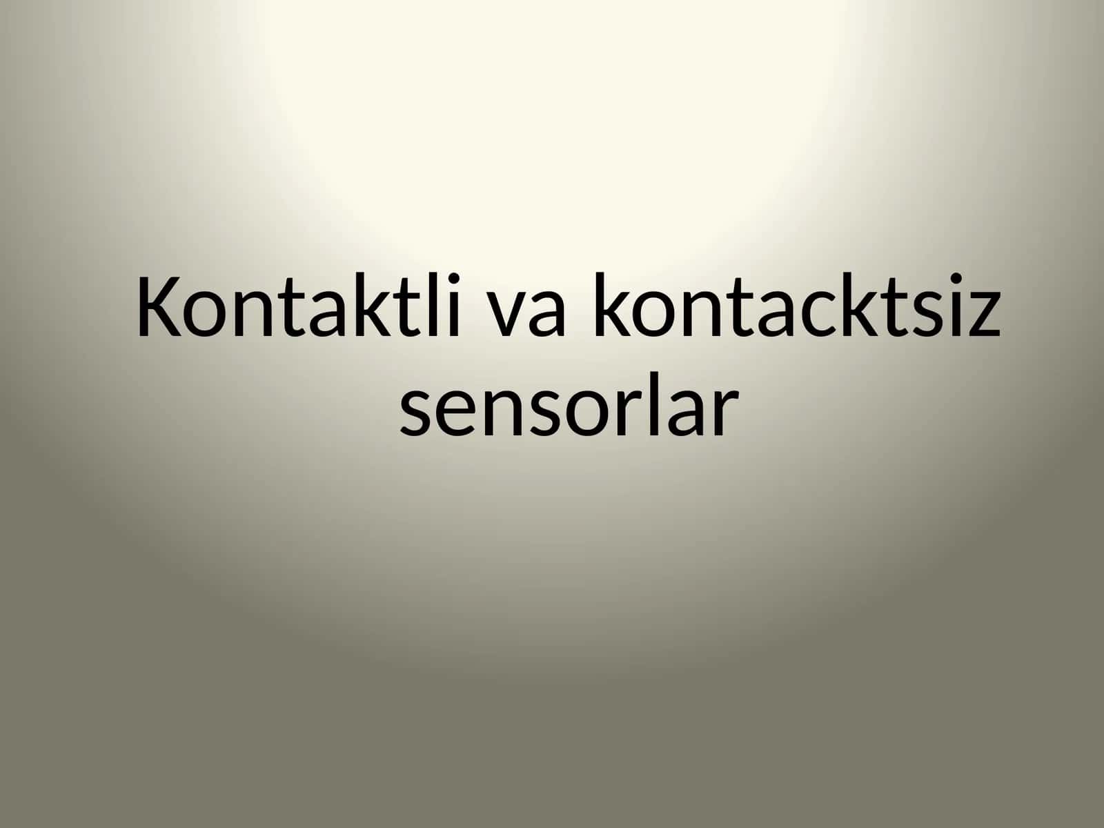 Xolatsensori 1