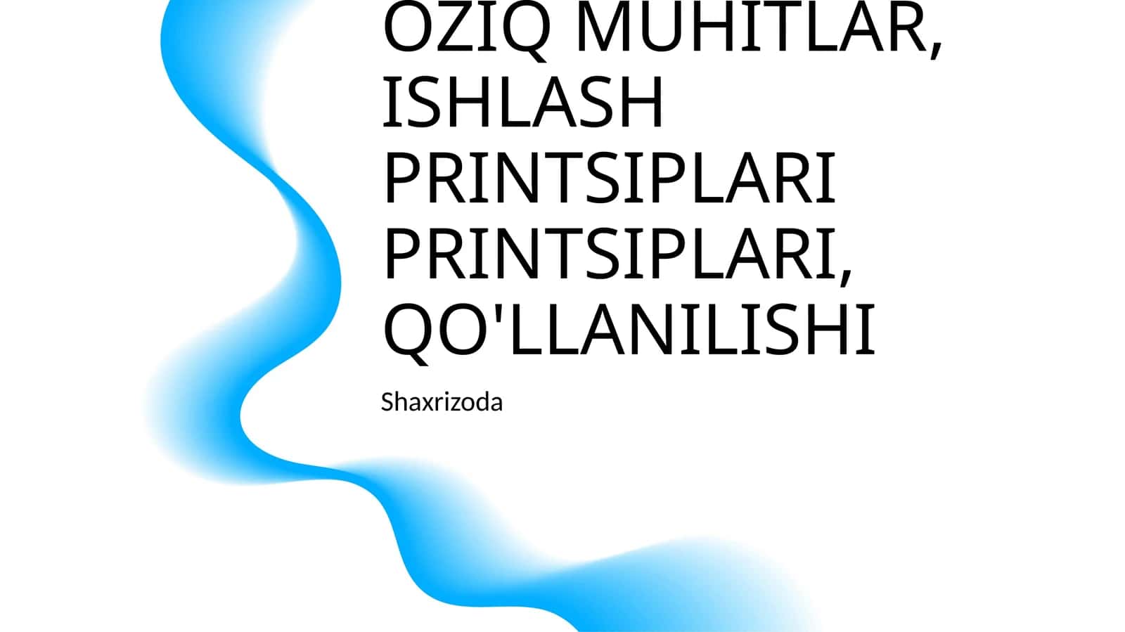BAKTERYALARNI SOF KULTURASINI AJRATIB OLISHDA QO'LLANILAYOTGAN "XROMOGEN" OZIQ MUHITLAR, ISHLASH PRINTSIPLARI PRINTSIPLARI, QO'LLANILISHI 1
