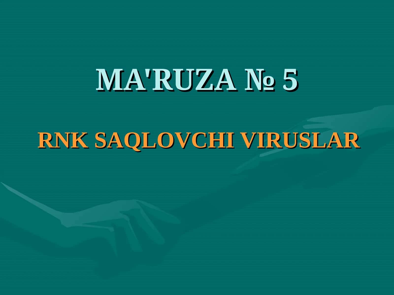 RNK SАQLOVCHI VIRUSLАR 1