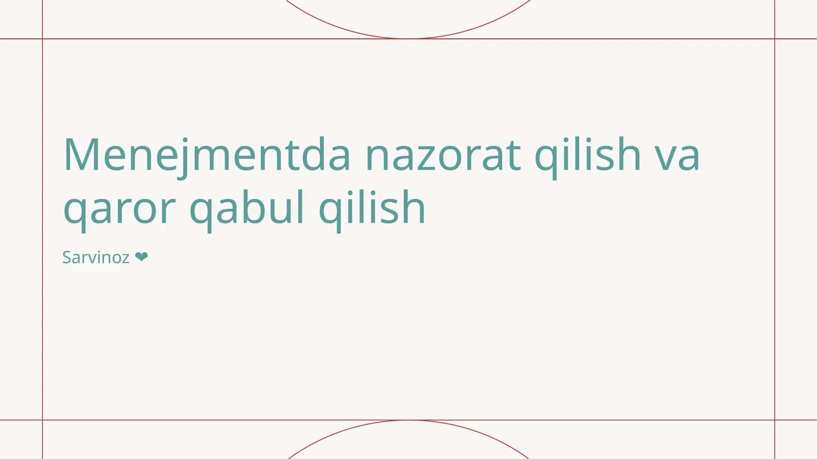 Strategik asoslar 1
