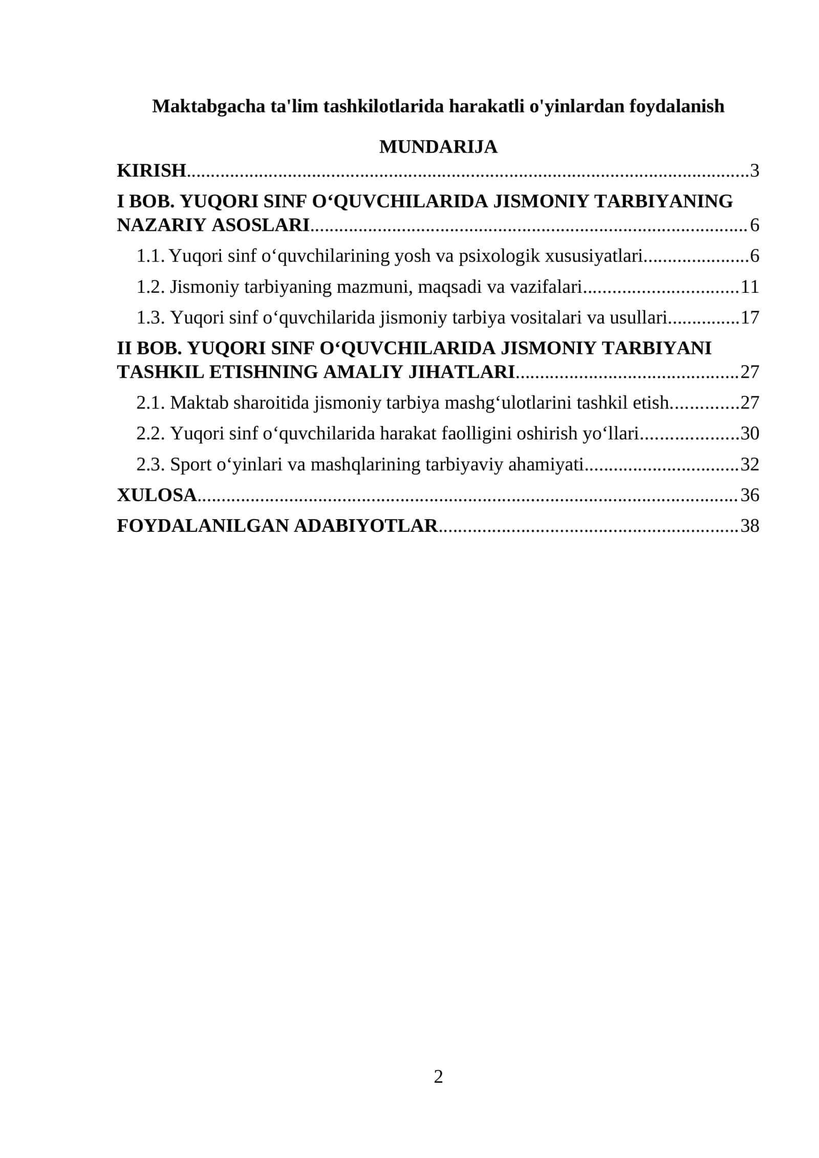 Yuqori sinf o‘quvchilarida jismoniy tarbiyaning mazmunini o‘rganish 1