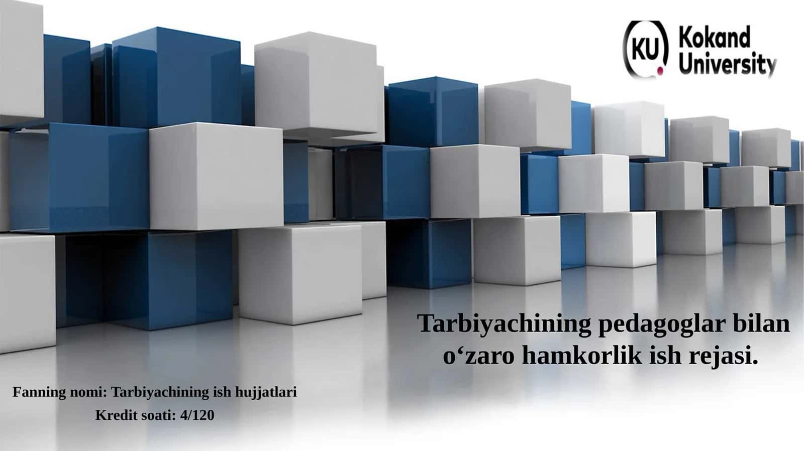Tarbiyachining ish hujjatlari 1