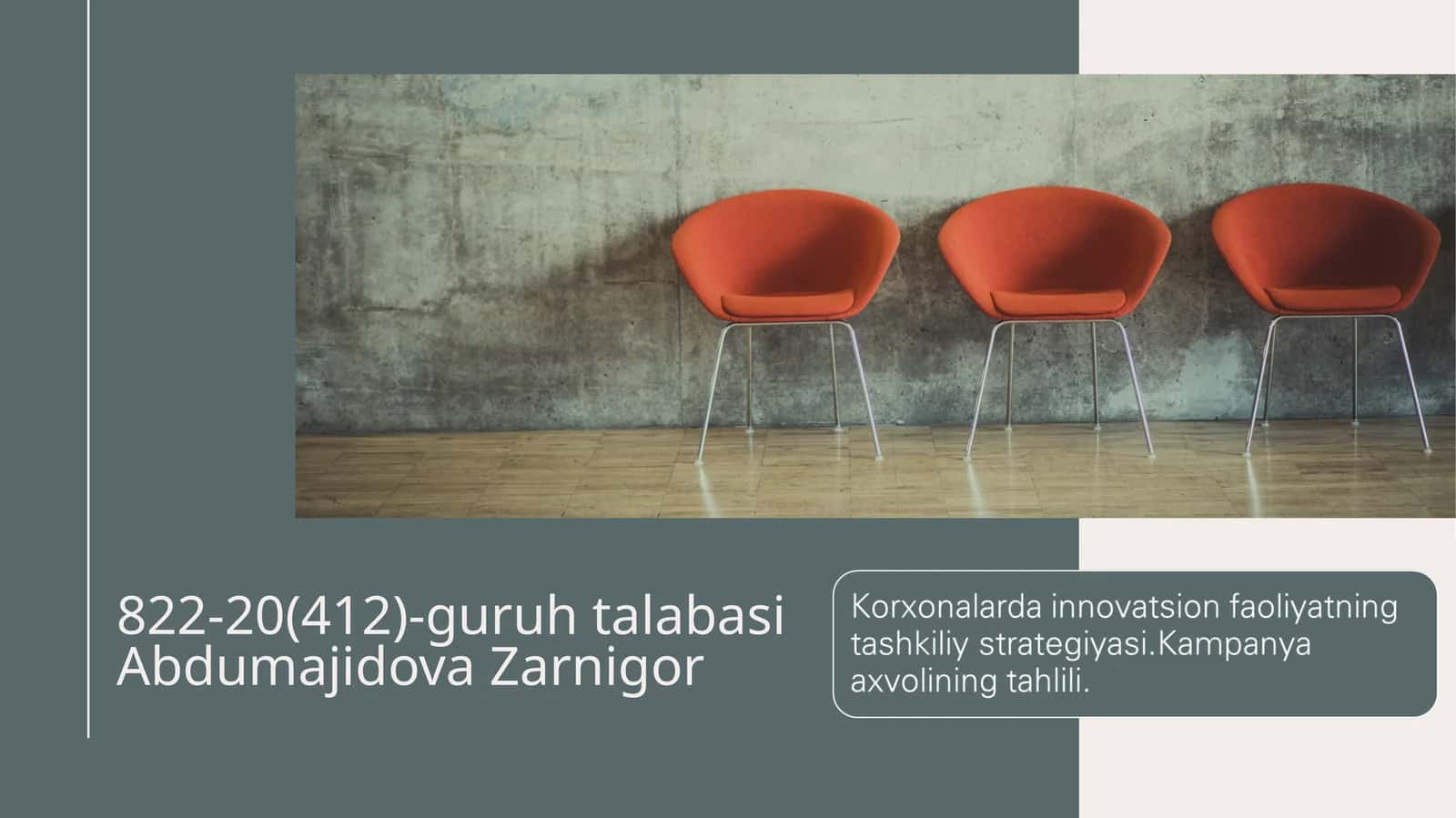 Korxonalarda innovatsion faoliyatning tashkiliy strategiyasi 1