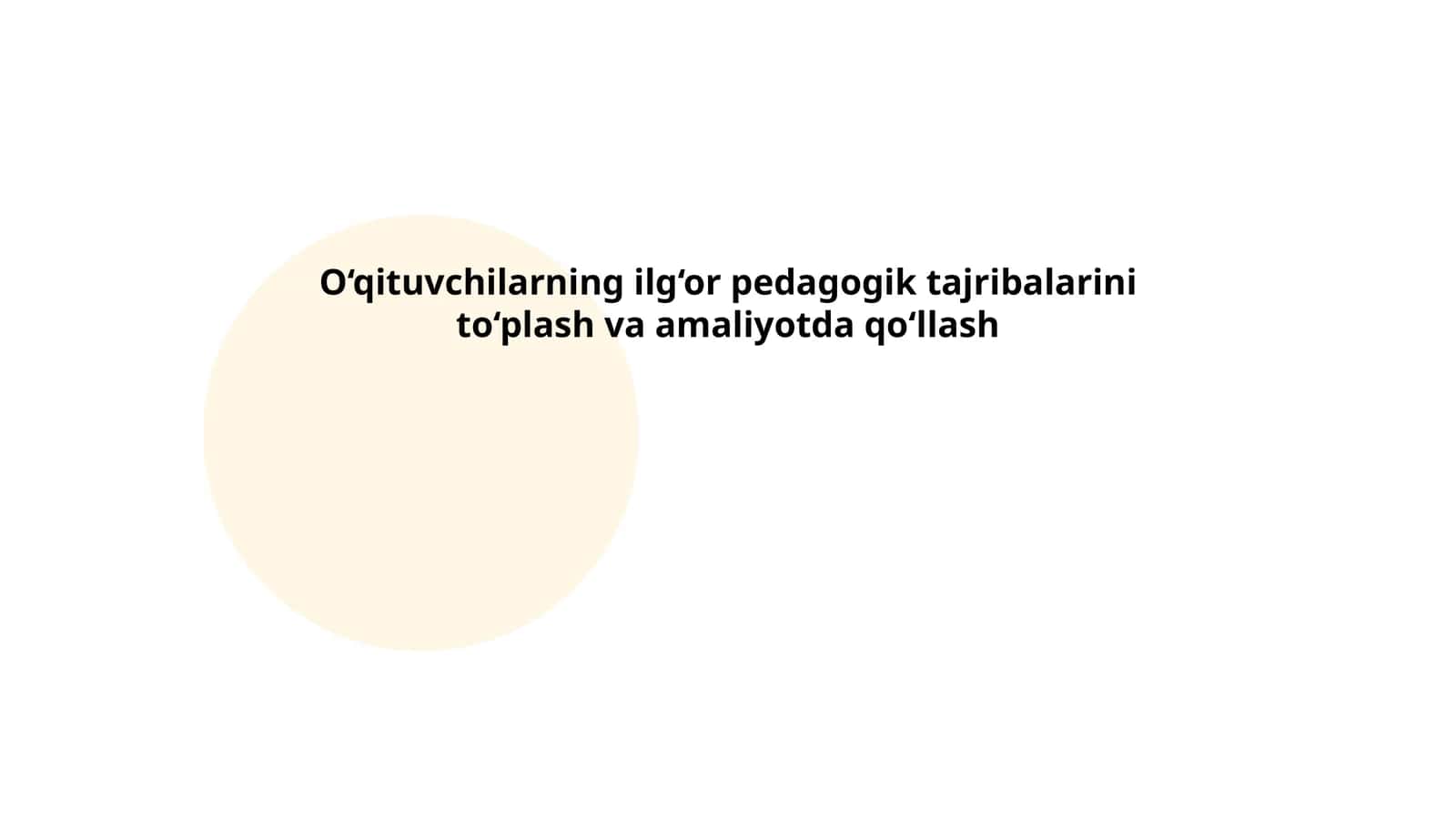 Ilg‘or pedagogik tajribalarni to‘plash va amaliyotda qo‘llash 1