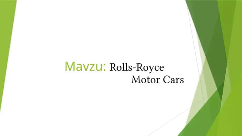Rolls-Royce Motor Cars 1
