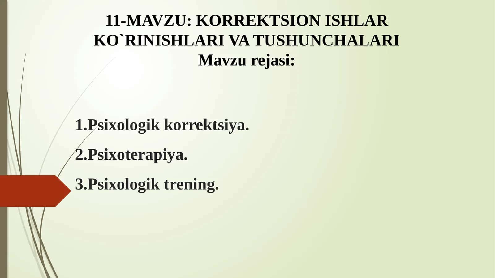 KORREKTSION ISHLAR KO`RINISHLARI VA TUSHUNCHALARI 1