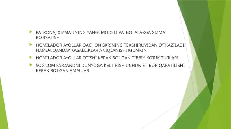 Patronaj xizmatining yangi modeli va bolalarga xizmat ko’rsatish 1