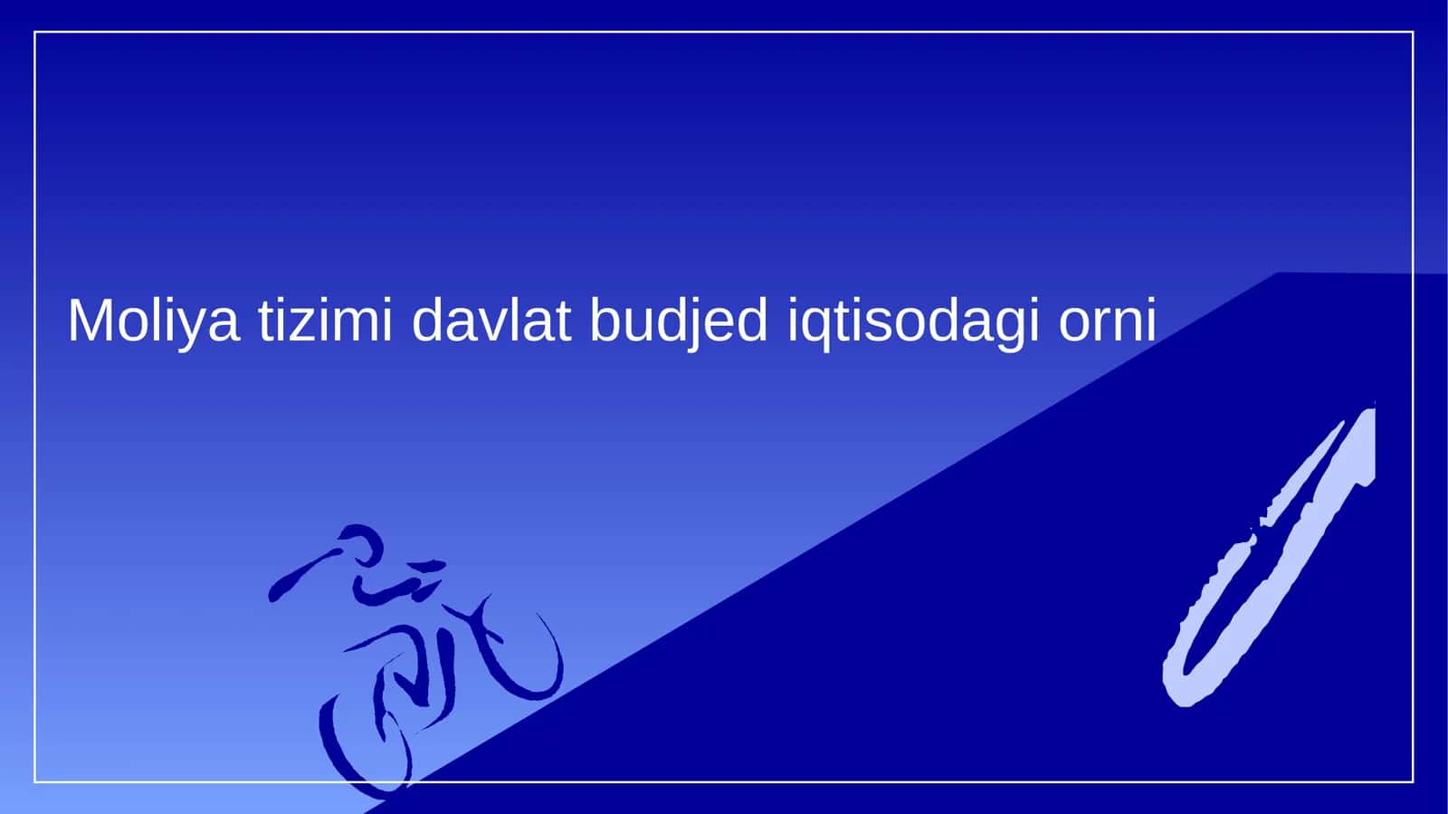 Moliya tizimi davlat budjed iqtisodagi orni 1
