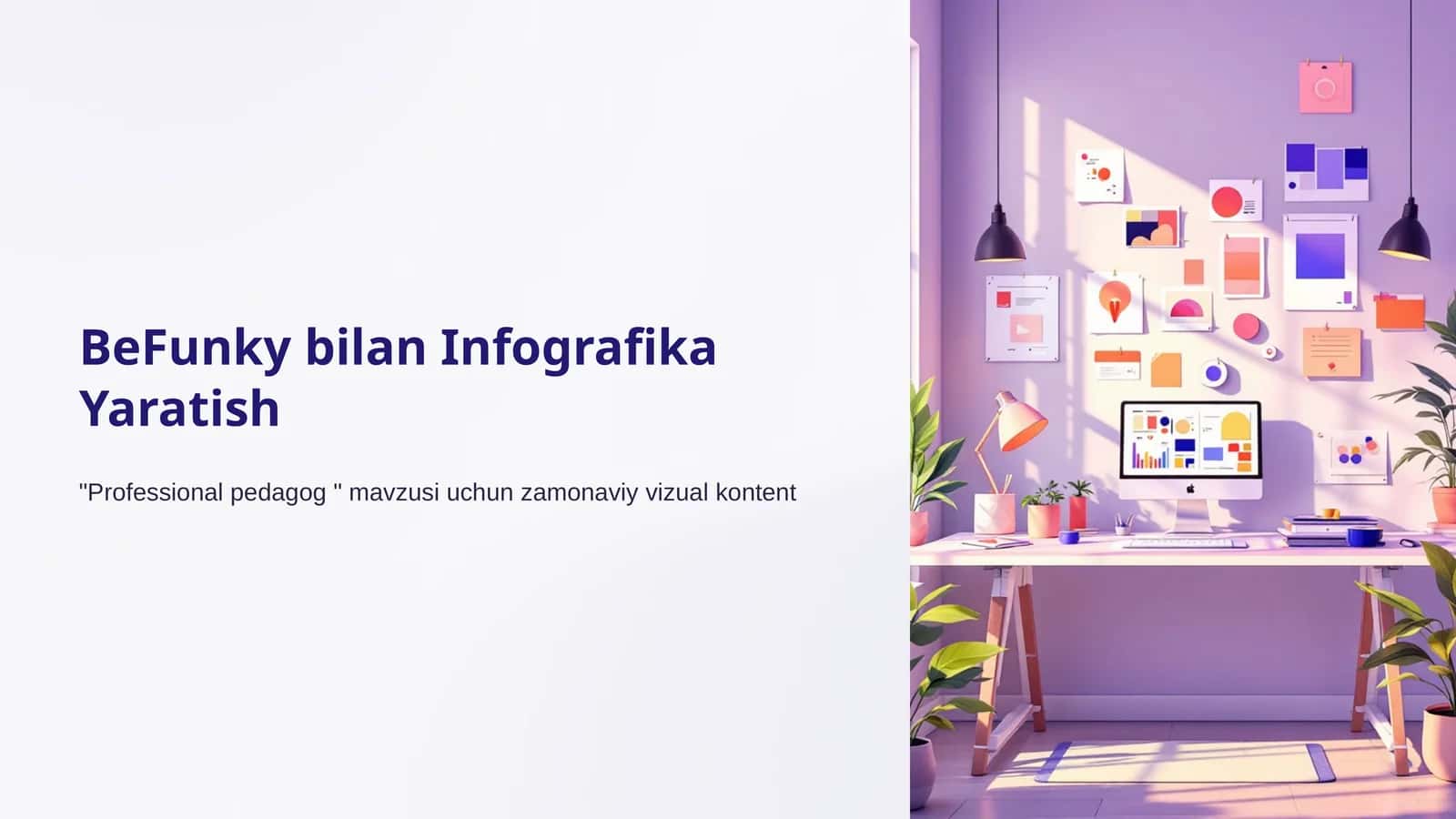 BeFunky servisi orqali professional infografika yaratish (Tayyor taqdimot) 1