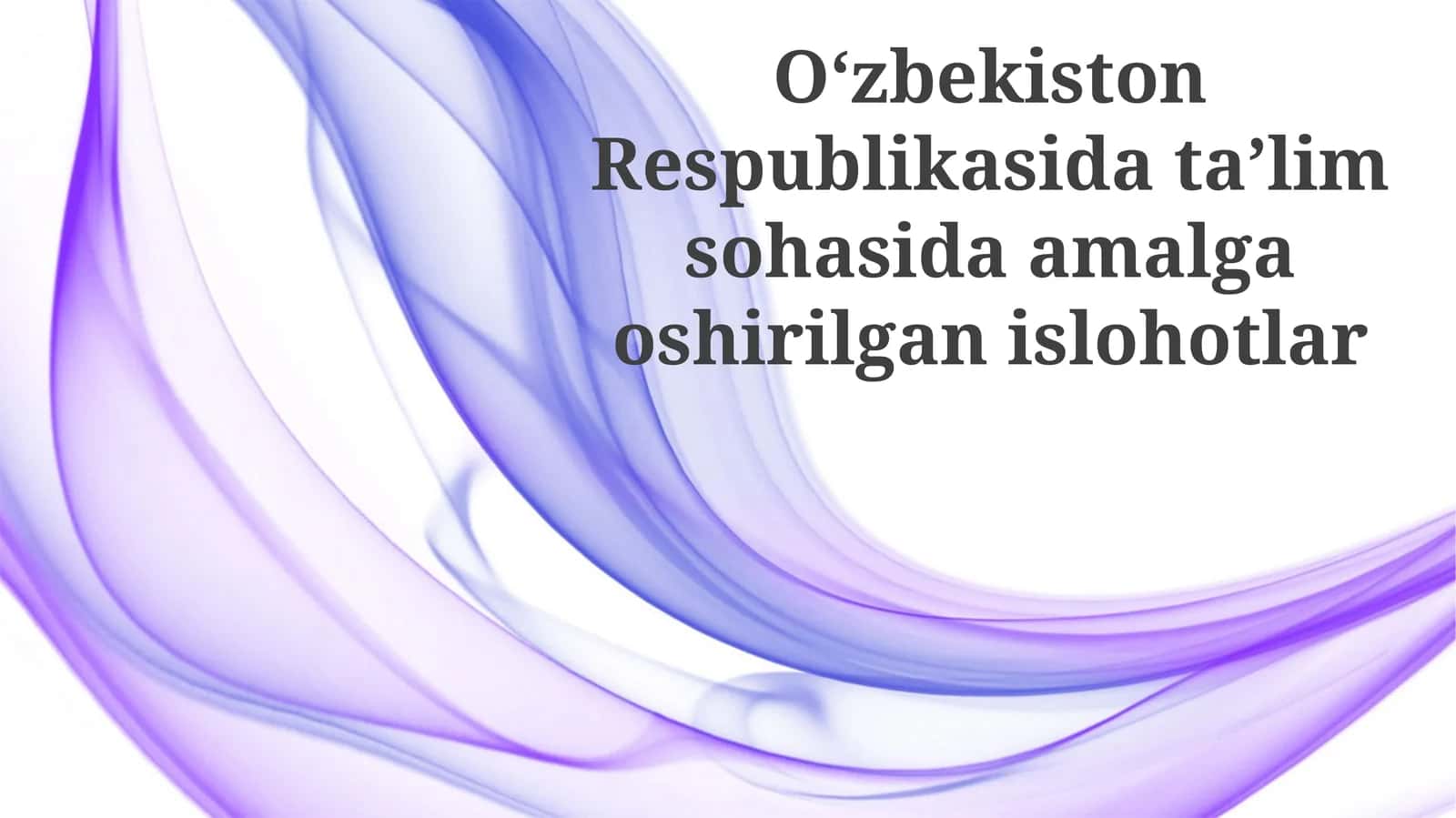 Islohotlar baholash tizimi 1