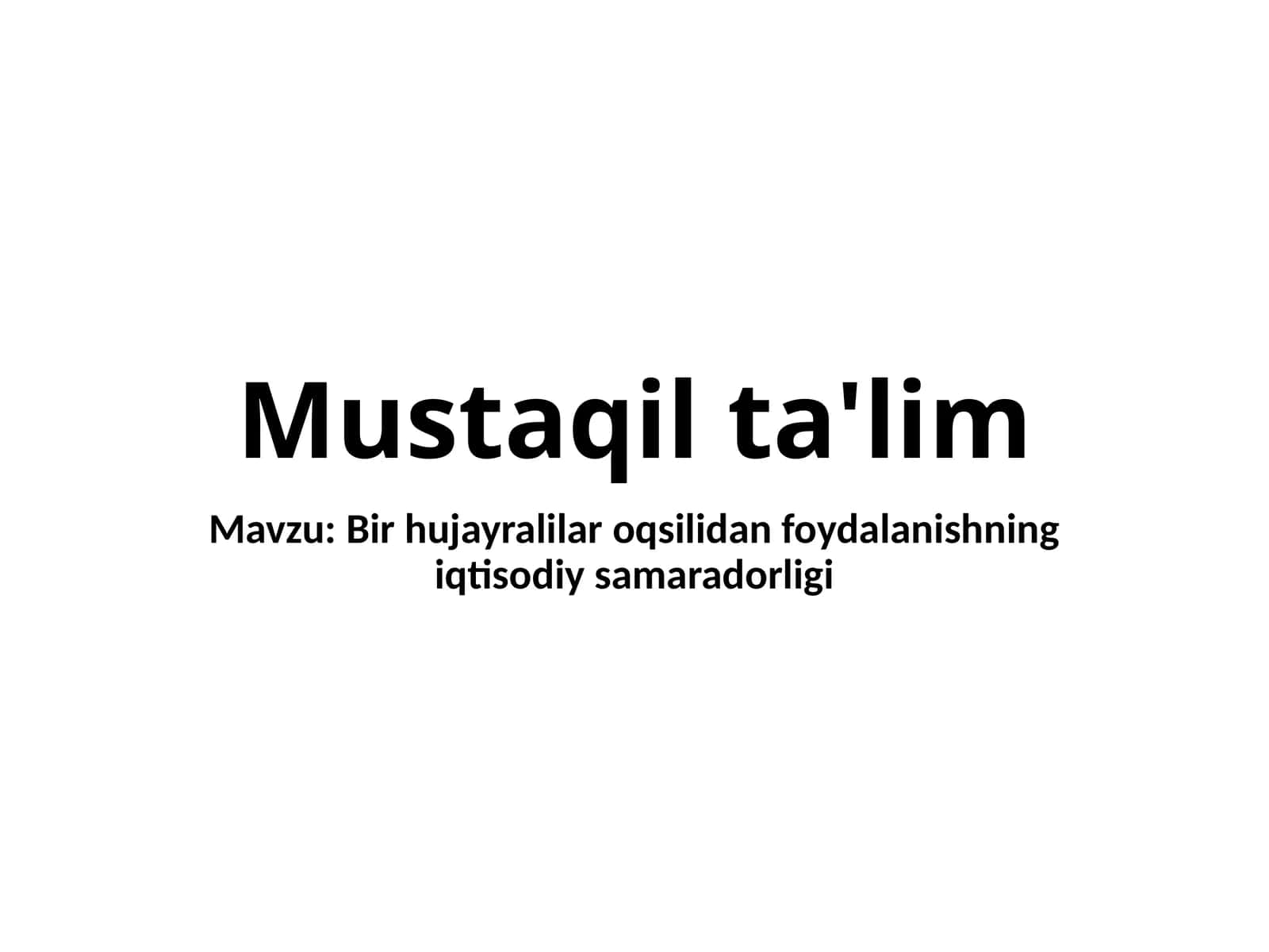 Bir Hujayralilar Turlari 1