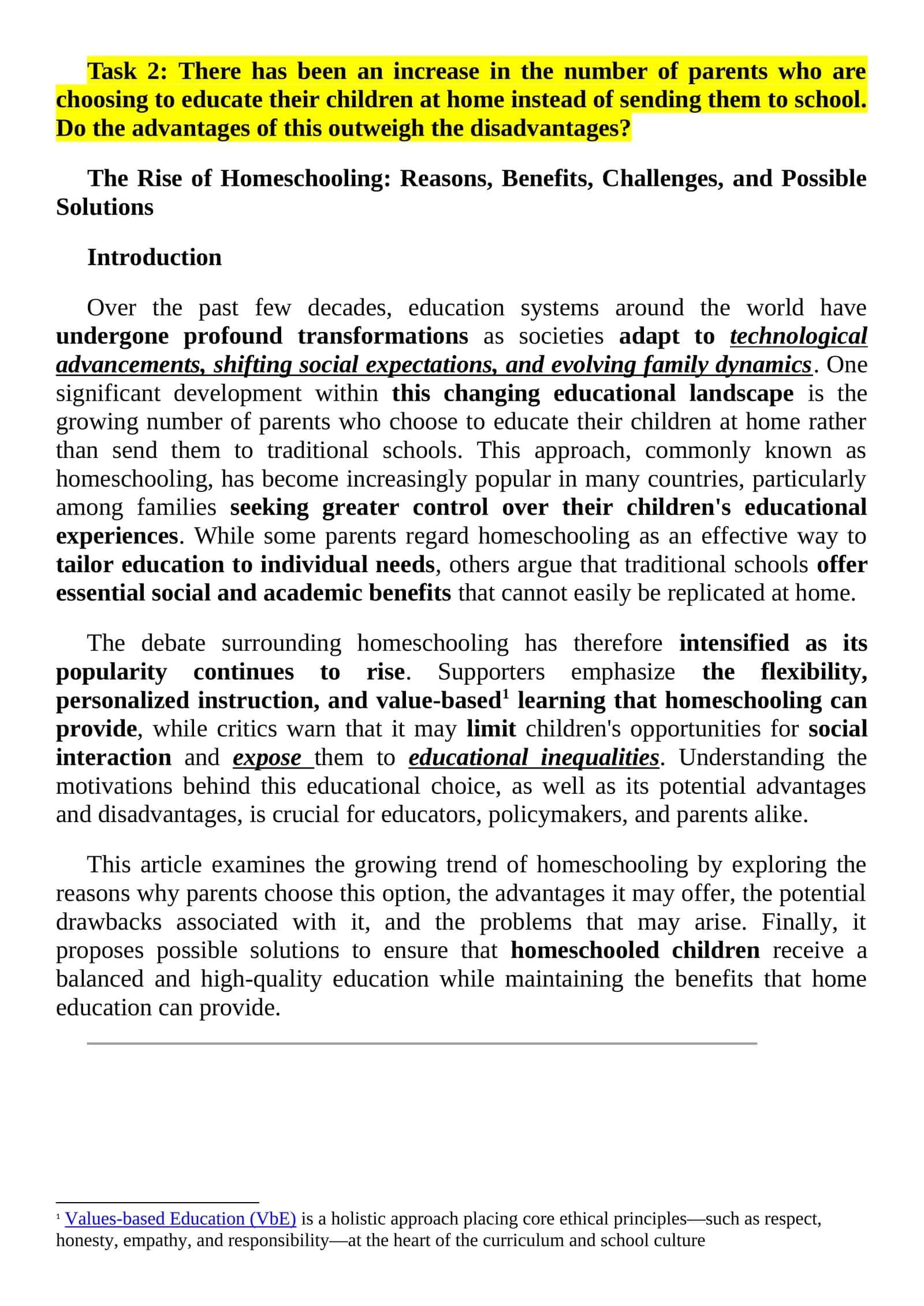 The Rise of Homeschooling: Reasons, Benefits, Challenges, and Possible Solutions 1