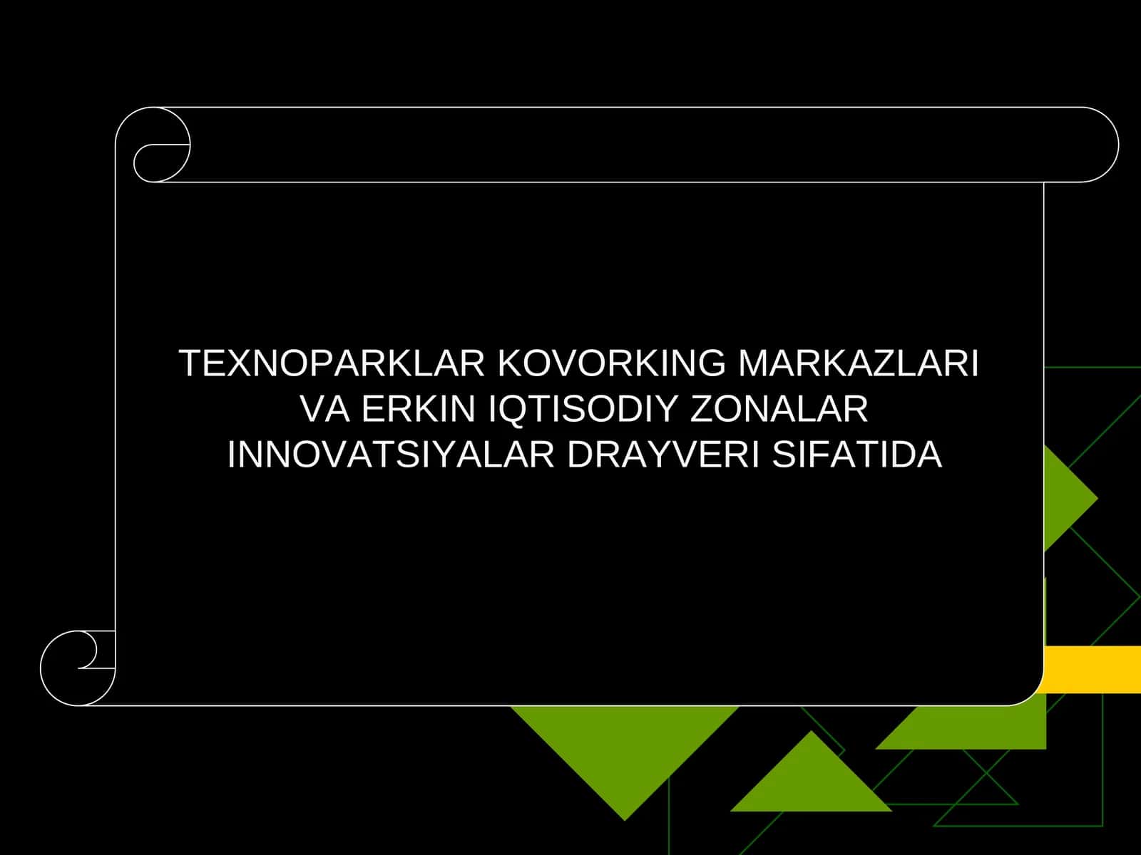Erkin iqtisodiy zonalar (EIZ) 1