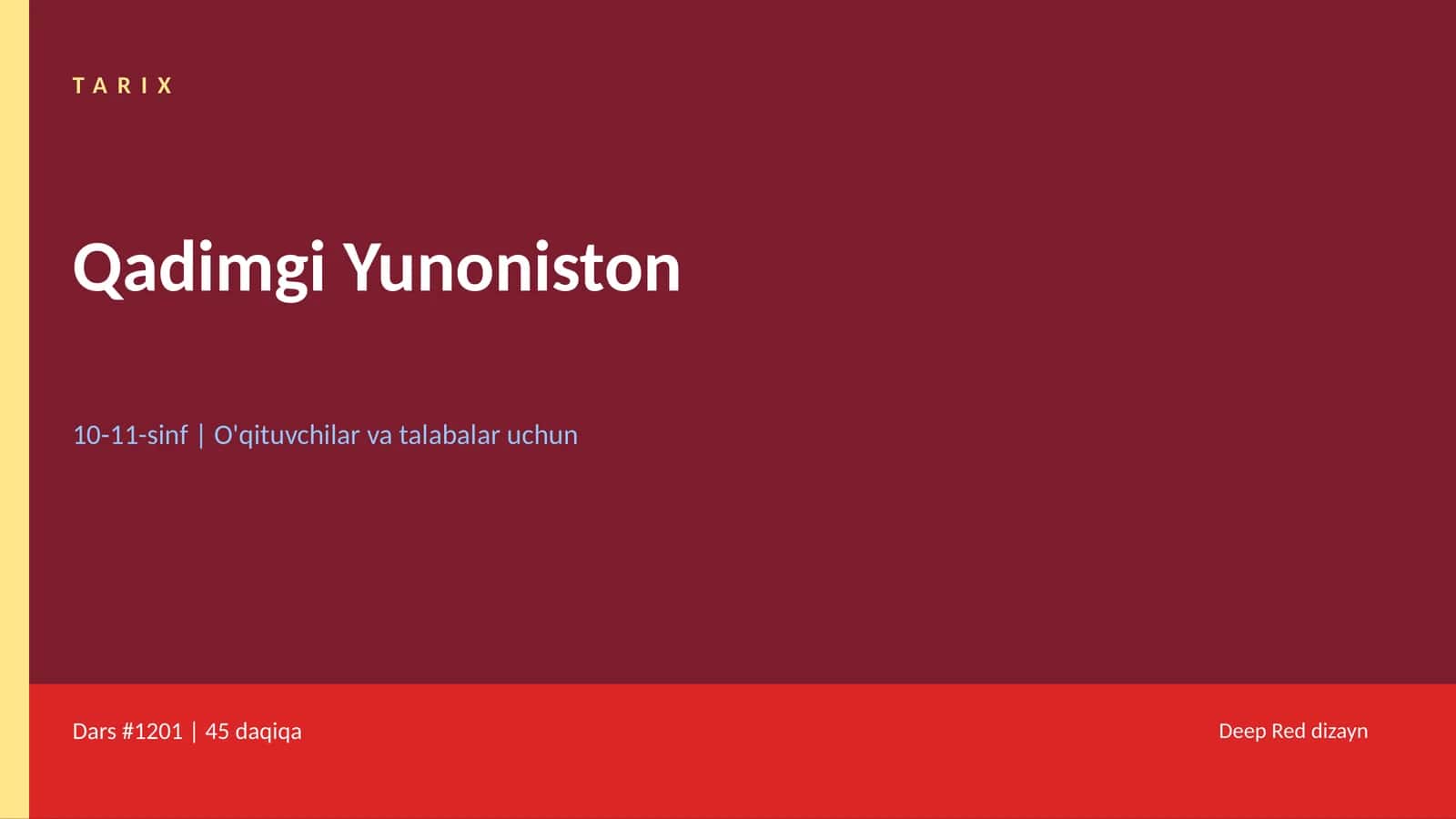 Qadimgi Yunoniston 1