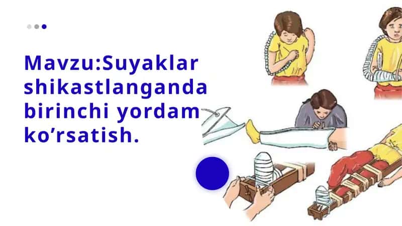 Suyaklar shikastlanganda birinchi yordam ko’rsatish 1