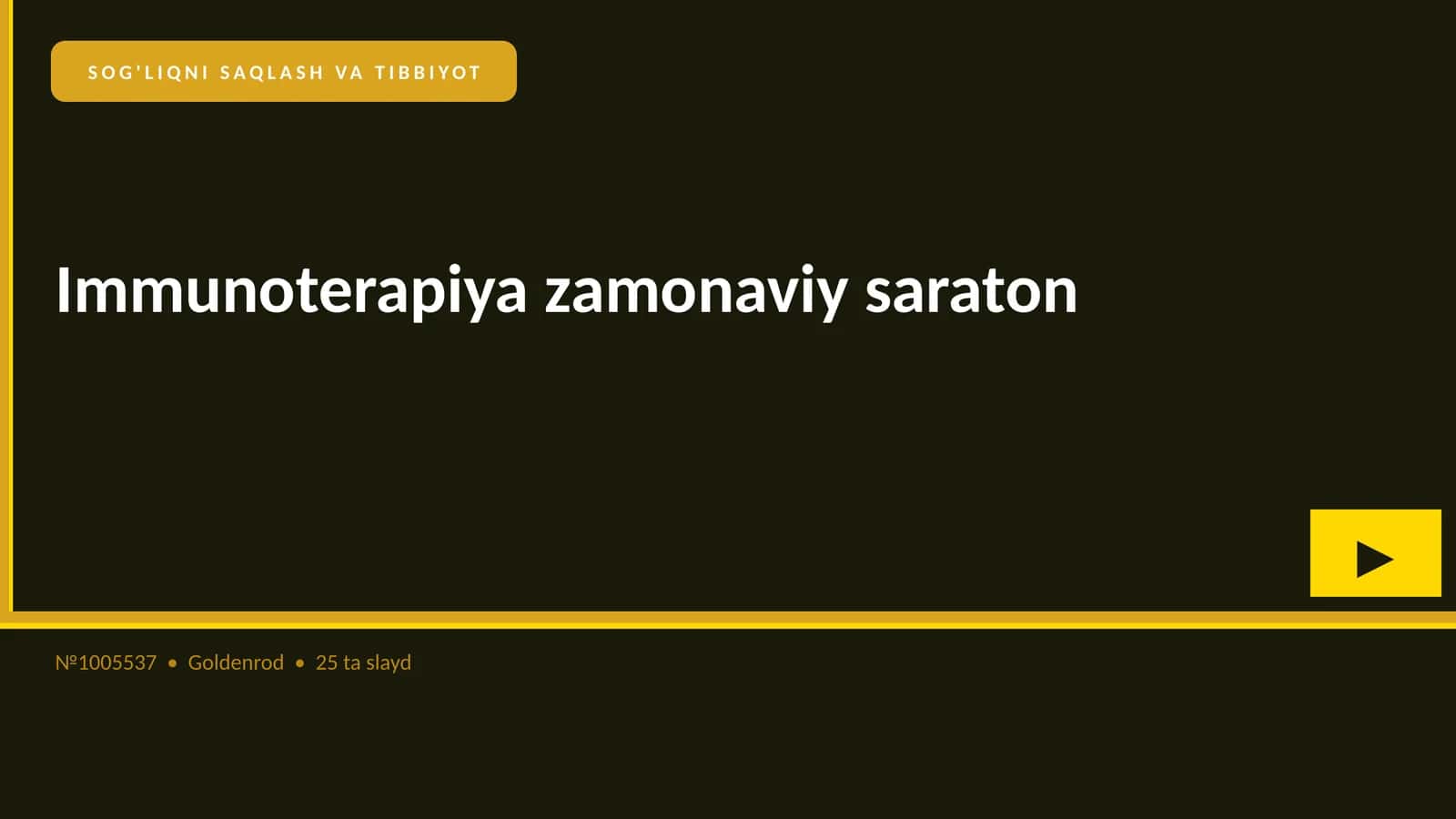 Immunoterapiya zamonaviy saraton 1