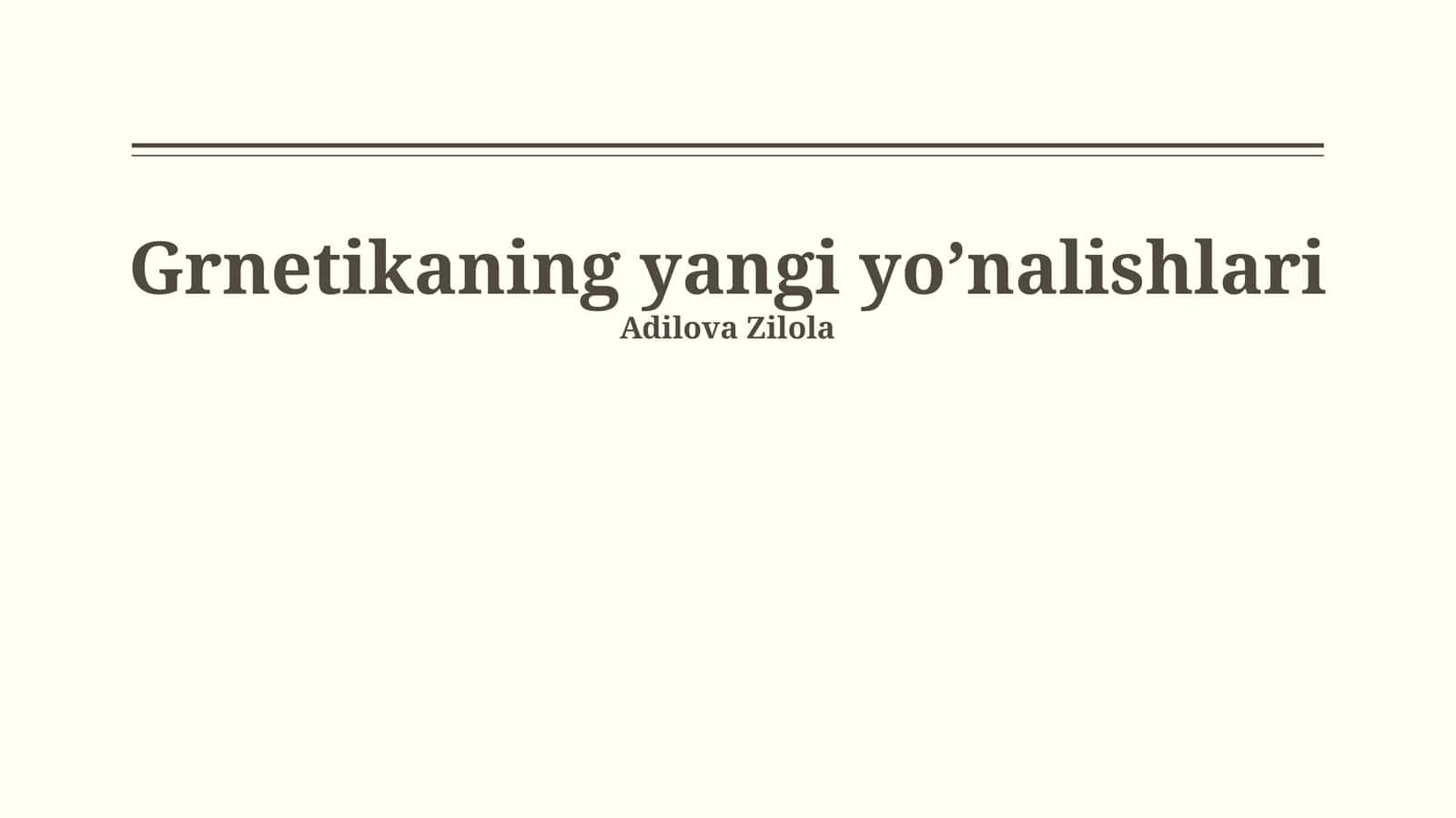 YASHIL TEXNOLOGIYALARDAGI YANGI YO'NALISHLAR 1