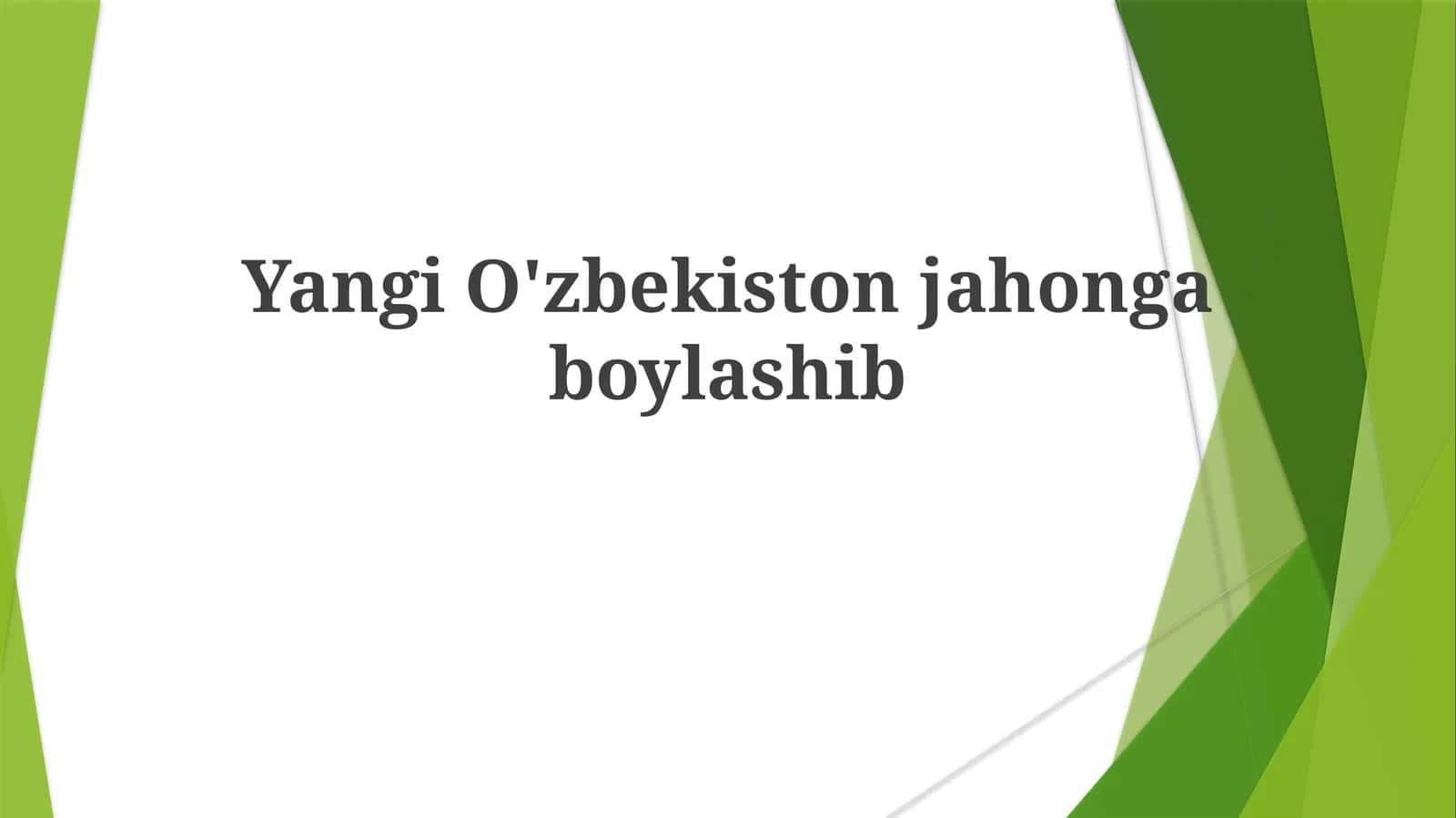 Yangi O'zbekiston jahongaboylashishi 1