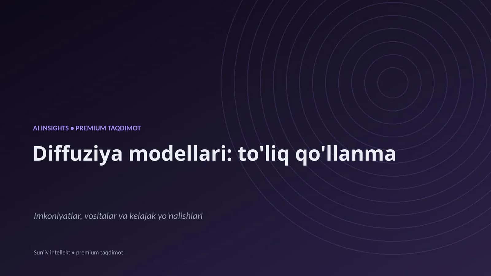 AI INSIGHTS • PREMIUM TAQDIMOT 1