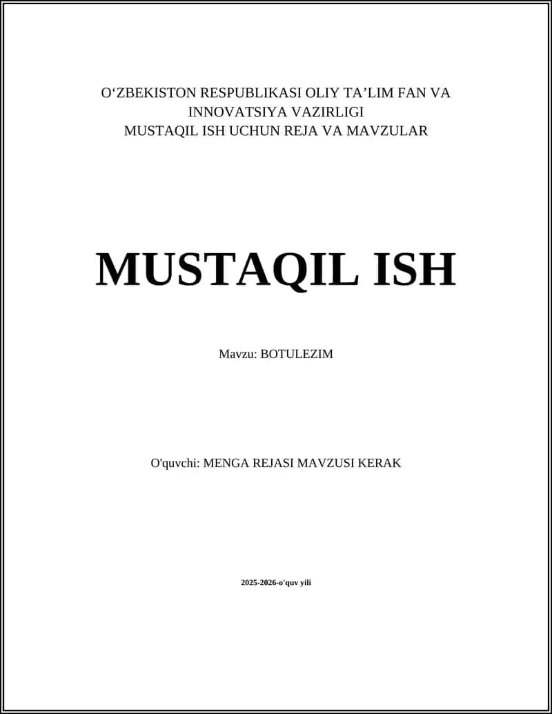 Botulizm 1