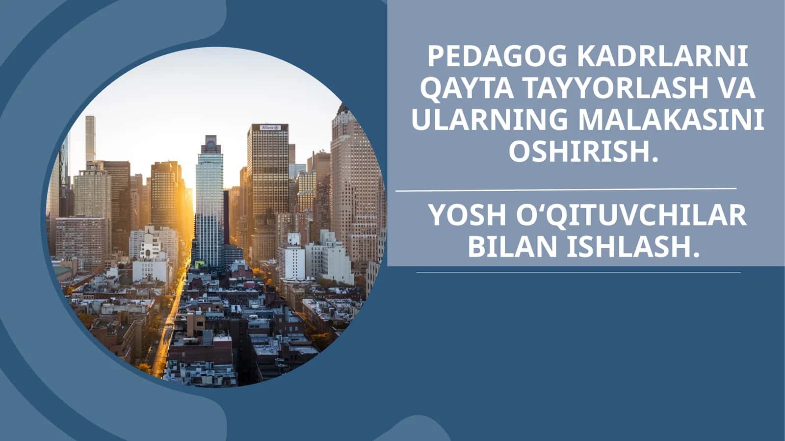 Pedagog kadrlarni qayta tayyorlash va ularning malakasini oshirish 1