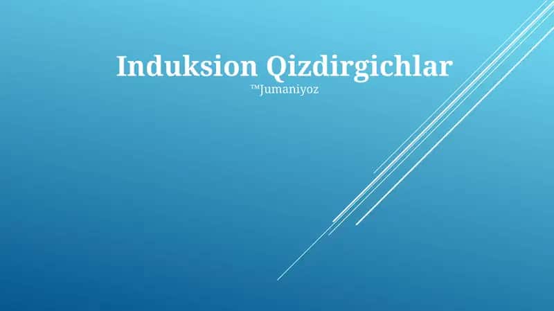Induksion Qizdirgichlar 1