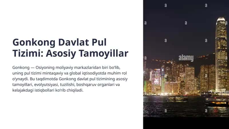 Gonkong Davlat Pul Tizimi: Asosiy Tamoyillar 1